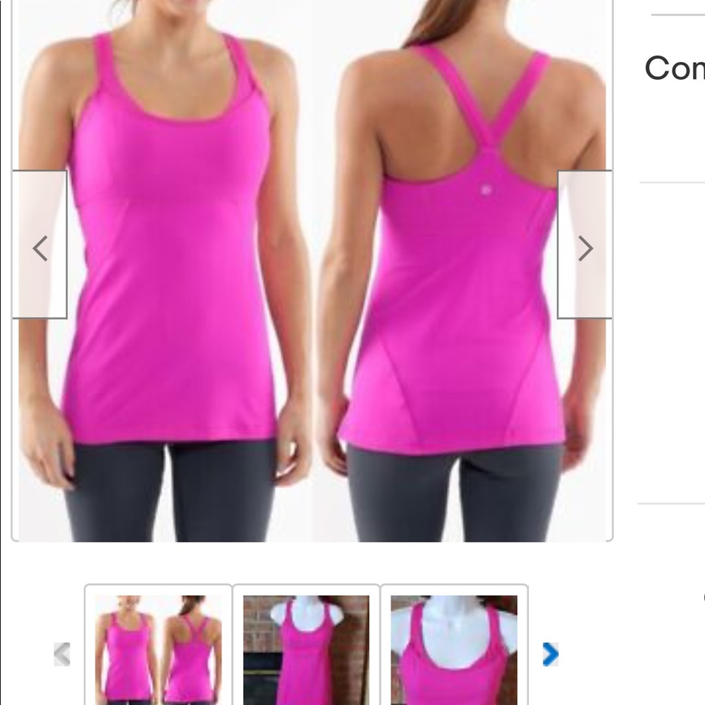 Lululemon Cross My Heart Tank